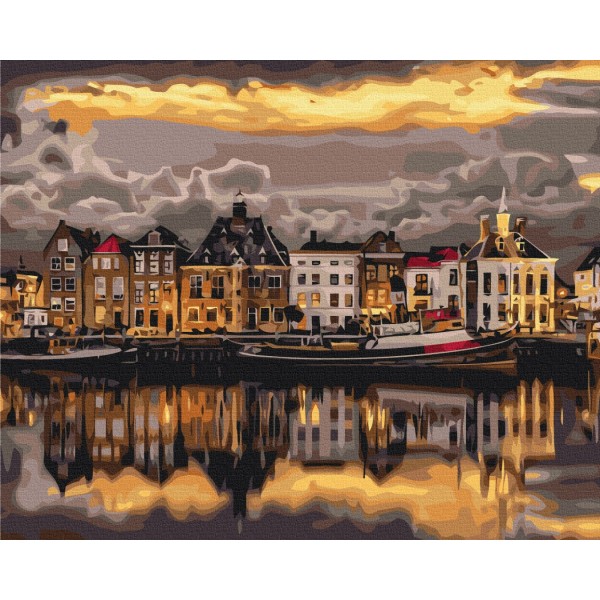 Картина за номерами Вечір в Стокгольмі BS24413L Картина за номерами Вечір в Стокгольмі BS24413L