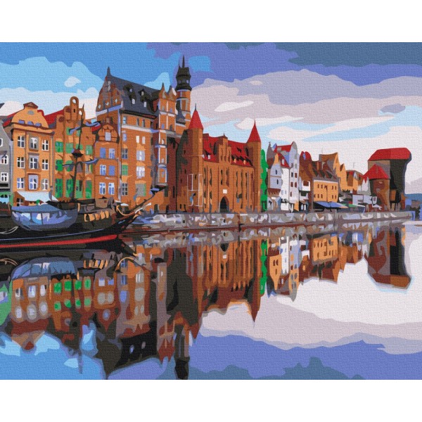 Картина за номерами Набережна Гданська BS53434L