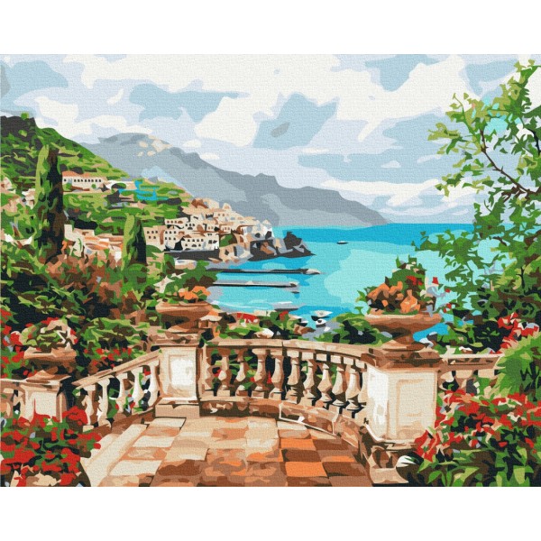 Картина за номерами Вид на море BS53740L Картина за номерами Вид на море BS53740L