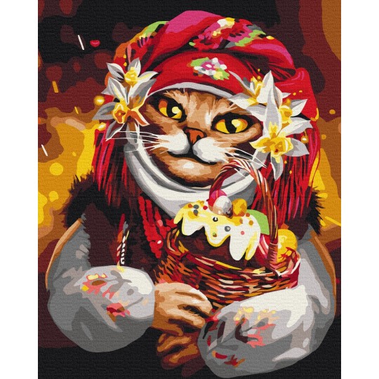 Великодня киця ©Маріанна Пащук