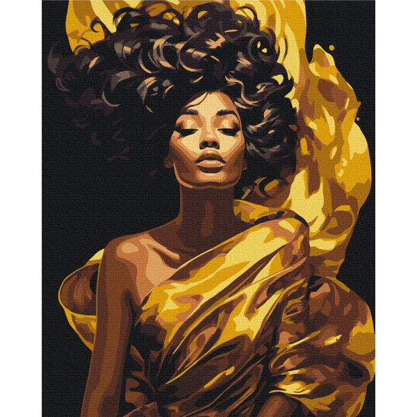 Картина за номерами Одягнена в промені BS54007