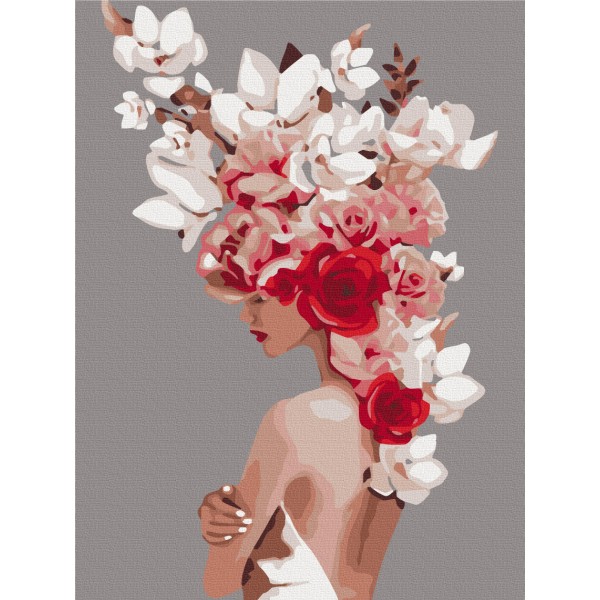 Картина за номерами Квіткова тіара RBS36695