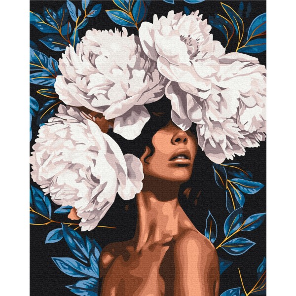 Картина за номерами Квітуча вуаль BS54012