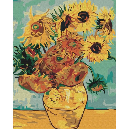 Картина за номерами Соняшники. Ван Гог
