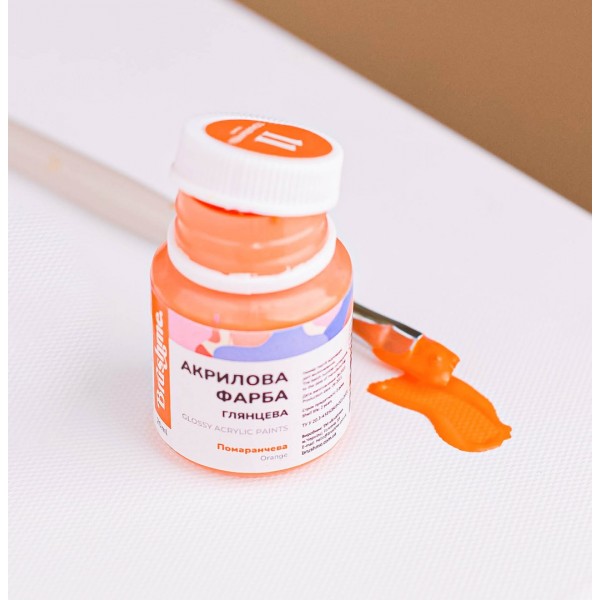 Акрилова фарба глянцева Помаранчева ACPT11