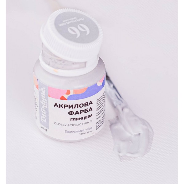 Акрилова фарба глянцева Пастельно-сіра ACPT66
