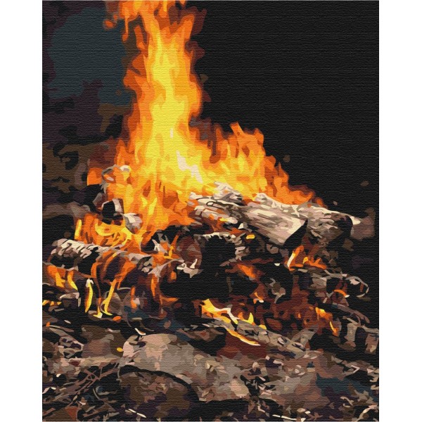 Картина по номерам Костёр BS21741 Картина по номерам Костёр BS21741