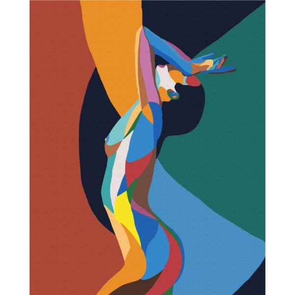 Картина по номерам Радужный нюд BS51575 Картина по номерам Радужный нюд BS51575