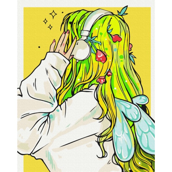 Картина по номерам Playlist феи @nila_art_art BS53520