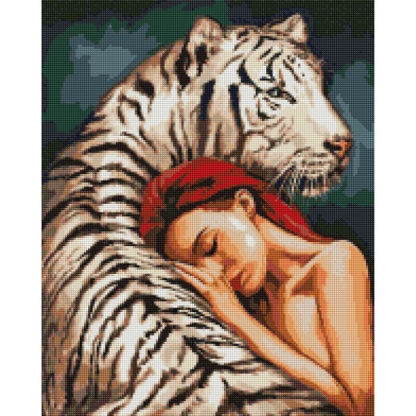 Алмазна мозаїка В обіймах хижака DBS1066