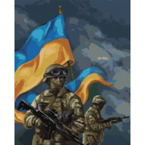 Алмазна мозаїка ЗСУ ©Ольга Бочулинська DBS1128