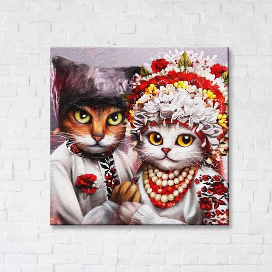 Весілля котиків,котик українець ©Маріанна Пащук CN53253M