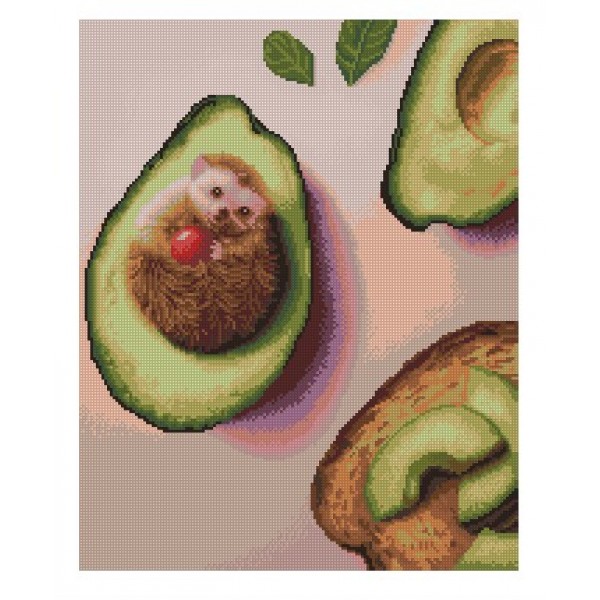 Алмазна мозаїка Авокадо тост ©Lucia Heffernan DBS1214