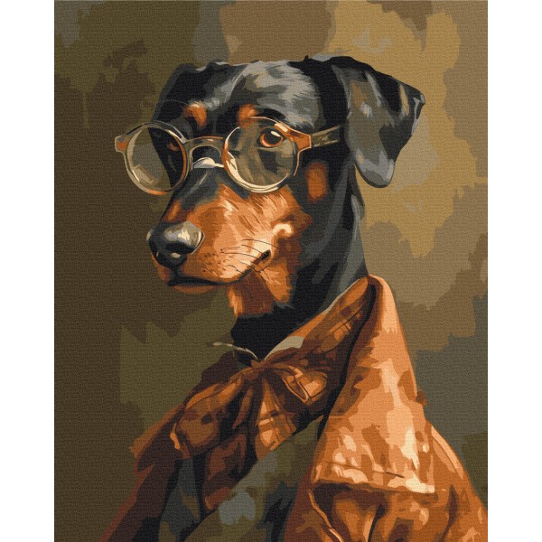 Картина за номерами Чотирилапий джентельмен BS53933