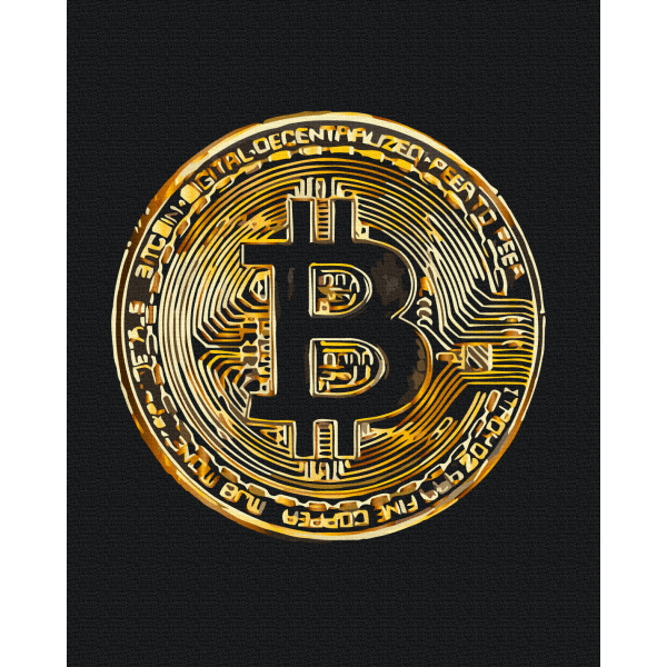 Картина за номерами Біткоїн BS53975