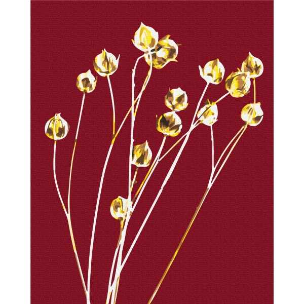 Картина за номерами Золотий льон © Halyna Vitiuk BS53991