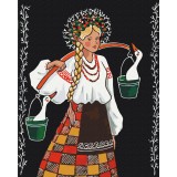 Картина за номерами Несе Аня гуси © ANNART BS54027