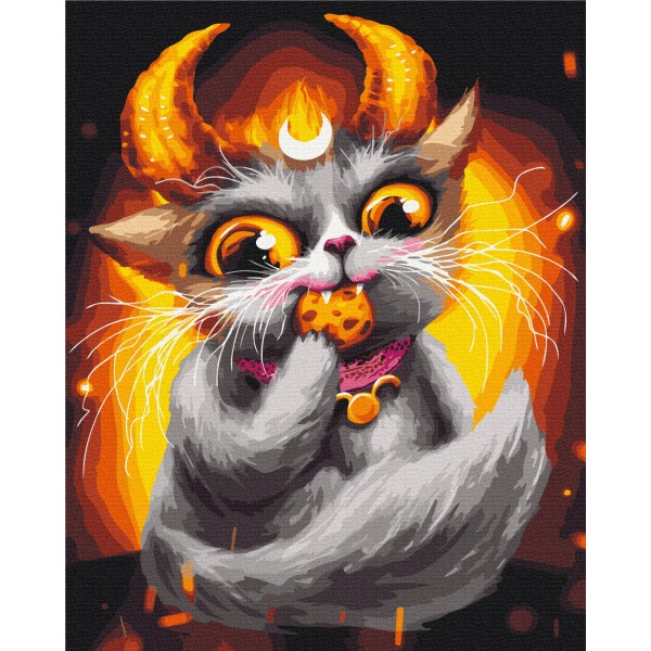 Картина за номерами Котик Телець © Маріанна Пащук BS54080