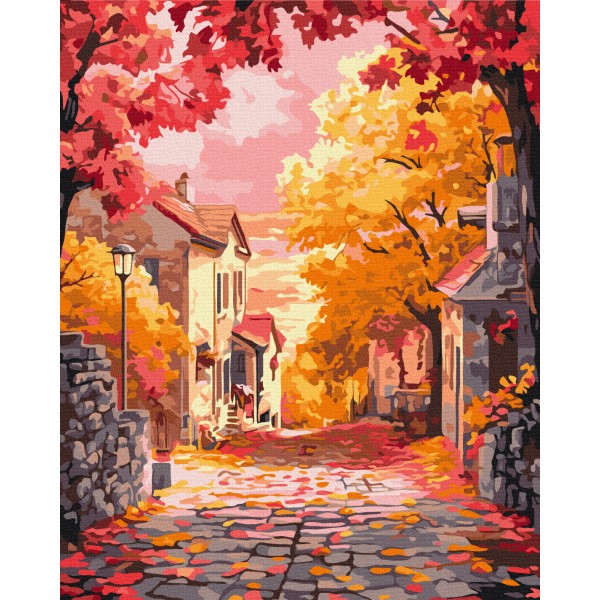 Осінній захід сонця