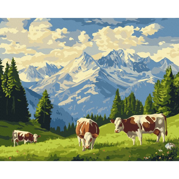 Сонячний ранок на лузі