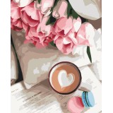Картина за номерами Какао для коханої BS51325