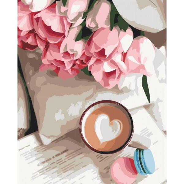 Картина по номерам Какао для любимой BS51325