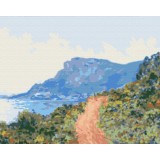 Картина за номерами Гірська дорога в Монако. Клод Моне BS51431
