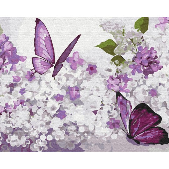 Картина за номерами Бузкові метелики BS37228