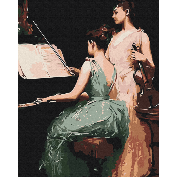 Картина за номерами Мелодії юності BS52287