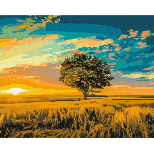 Картина за номерами Золотий захід сонця BS52578