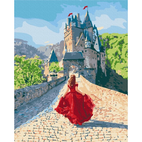 Картина по номерам Принцесса BS51739