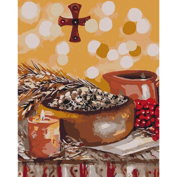 Картина за номерами Різдвяна кутя ©Каріна Зіміна BS53436