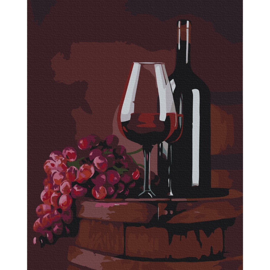 Картина за номерами Келих червого © Valentyna Ivanova BS53488