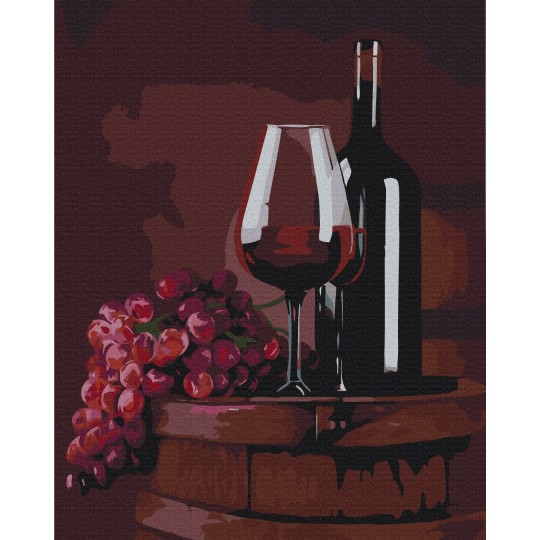 Картина за номерами Келих червого © Valentyna Ivanova BS53488