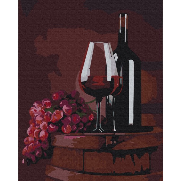 Картина за номерами Келих червого © Valentyna Ivanova BS53488