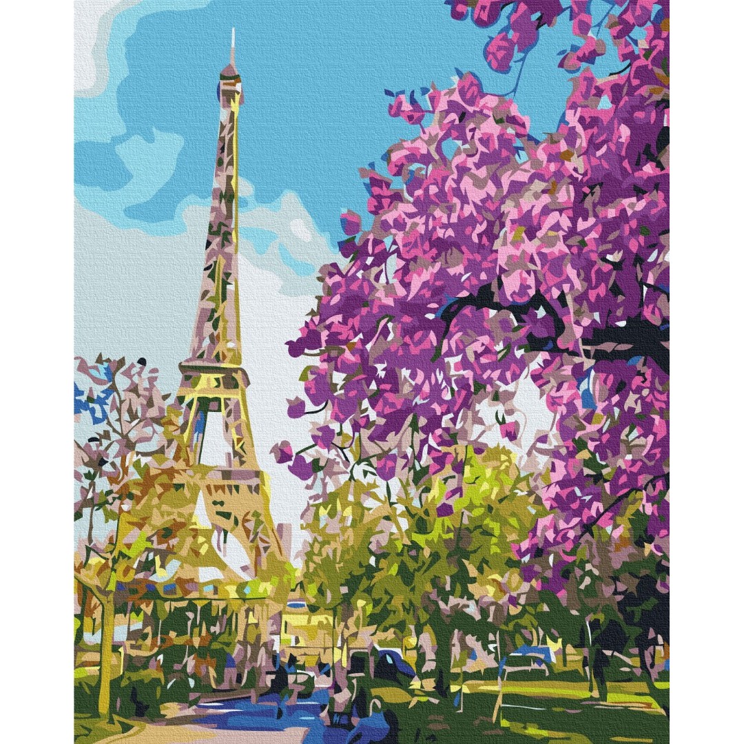 Картина за номерами В центрі Парижу BS3777L Картина за номерами В центрі Парижу BS3777L