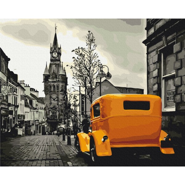 Картина за номерами Лондонське таксі BS4239L