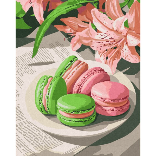 Кольорові макарони