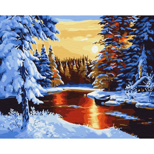 Картина за номерами Казкова зима BS29405