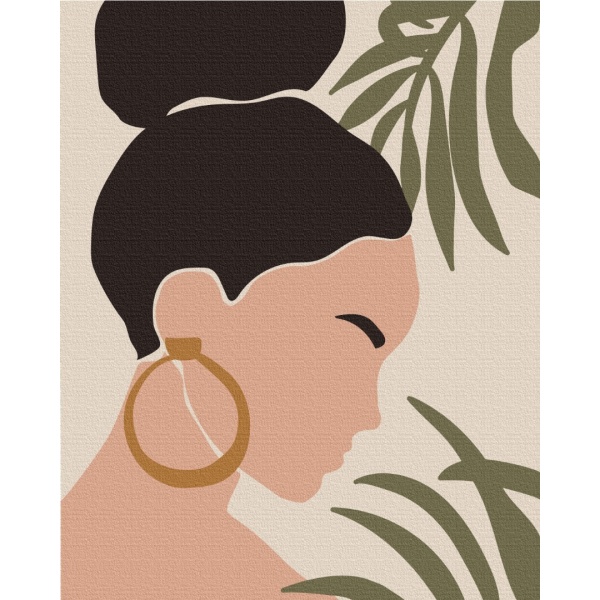 Картина по номерам Пастельные тропики: триптих 2 BS51716