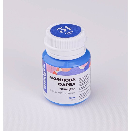 Акрилова фарба глянцева Синя ACPT31