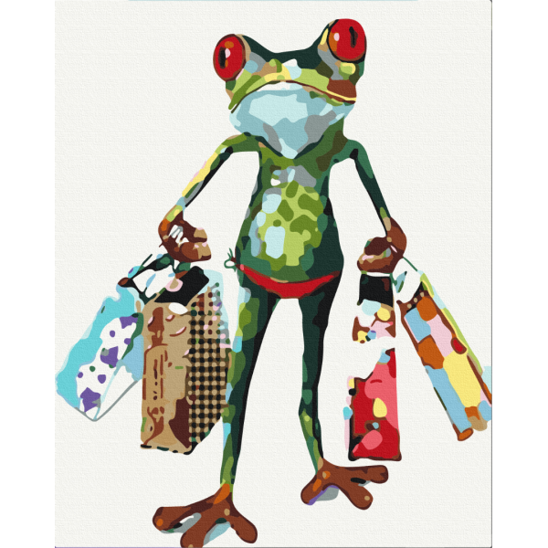 Картина за номерами Покупець зі ставка BS52159