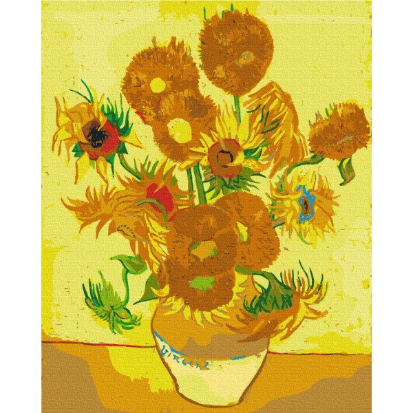 Картина за номерами Соняшники. Репродукція BS8028