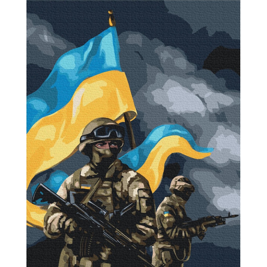 Картина за номерами ЗСУ © Ольга Бочулинська BS53127
