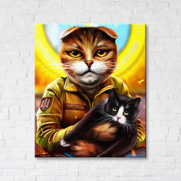 Котик-воєначальник ©Маріанна Пащук CN5358M