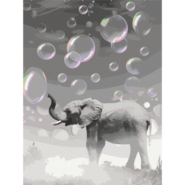 Картина за номерами Мрійливий слон RBS53701