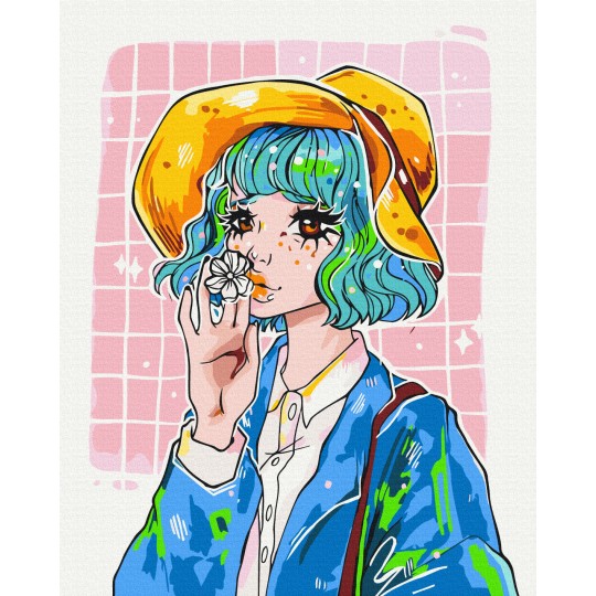 Картина за номерами Мрійниця @ nila_art_ar BS53905