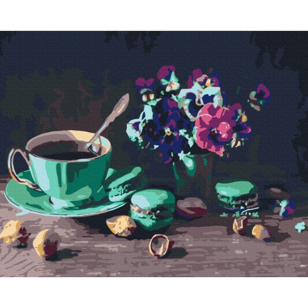 Кава з макарунами Кава з макарунами