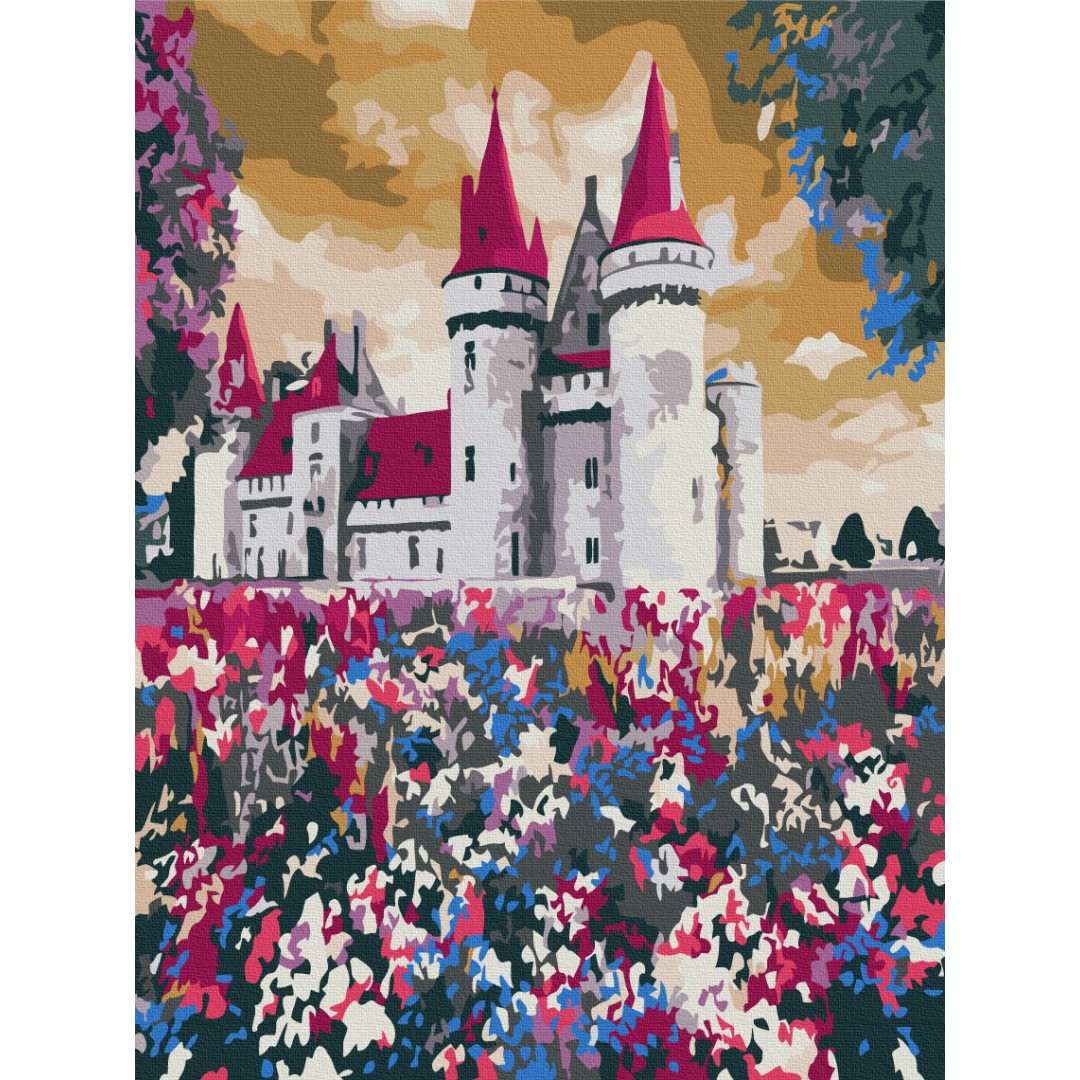 Замок серед польових квітів