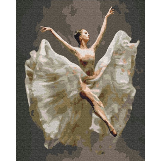 Картина за номерами Балерина в польоті BS34356